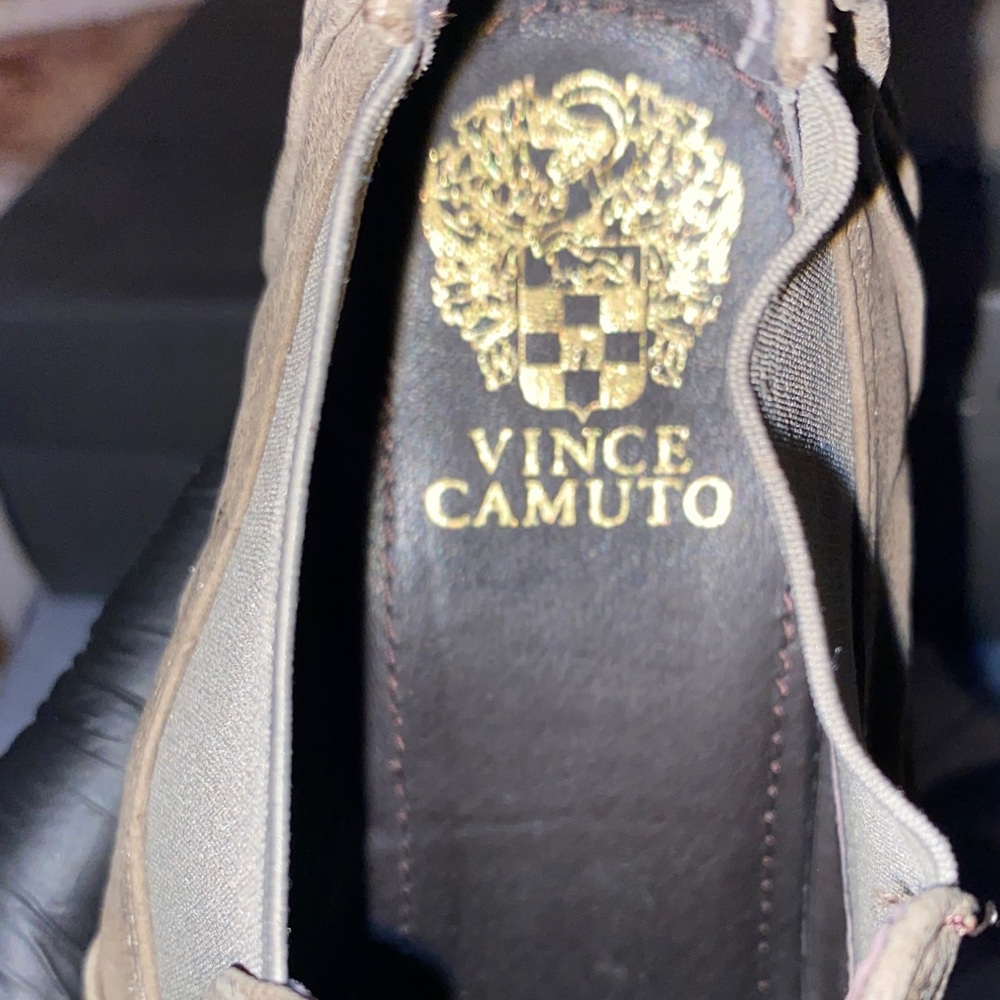 Vince Camuto Brown Suede Ankle Boots (used ) - Picture 2 of 5